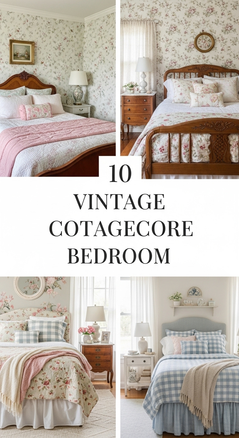 10 Vintage Cottagecore Bedroom