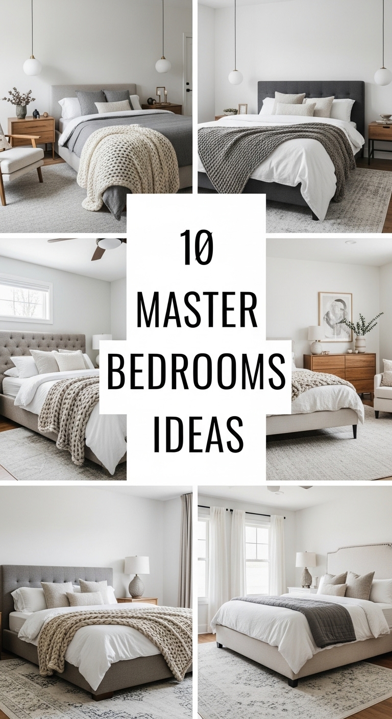10 Master Bedrooms Ideas