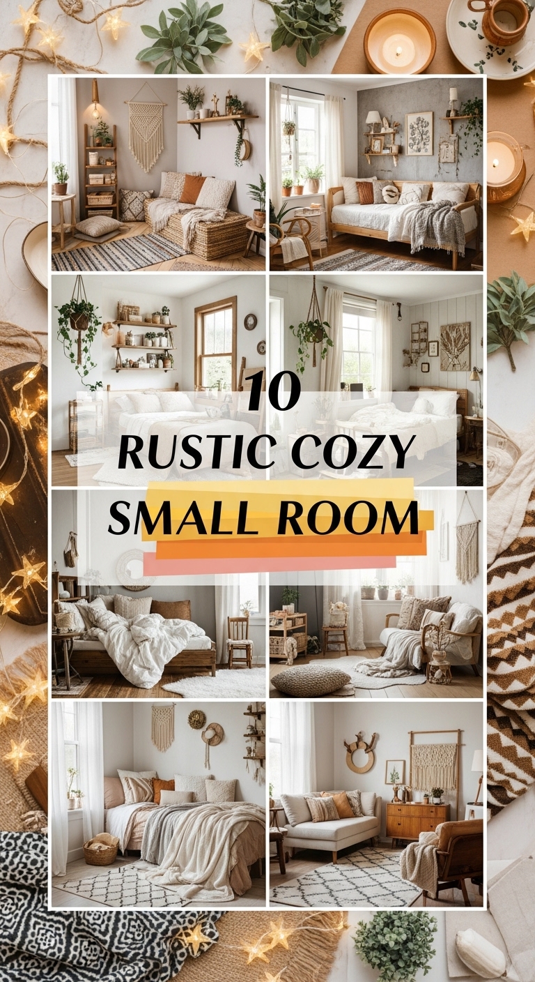10 Rustic Cozy Small Room