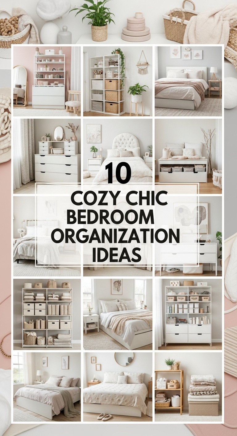 10 Cozy Chic Bedroom Organization