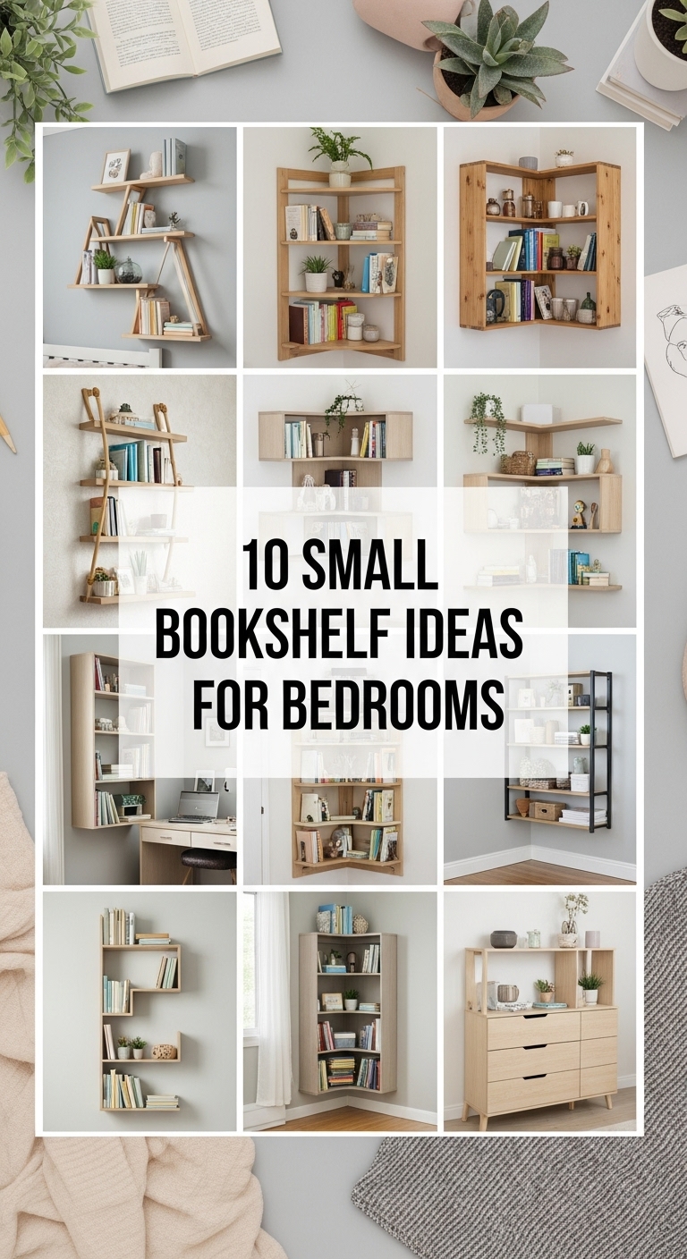 10 Small Bookshelf Ideas Bedrooms