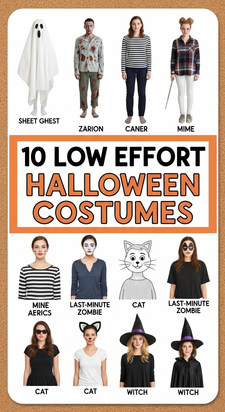 10 Low Effort Halloween Costume