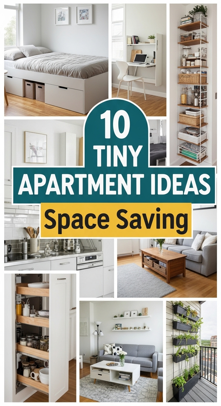 10 Tiny Apartment Ideas Space Saving