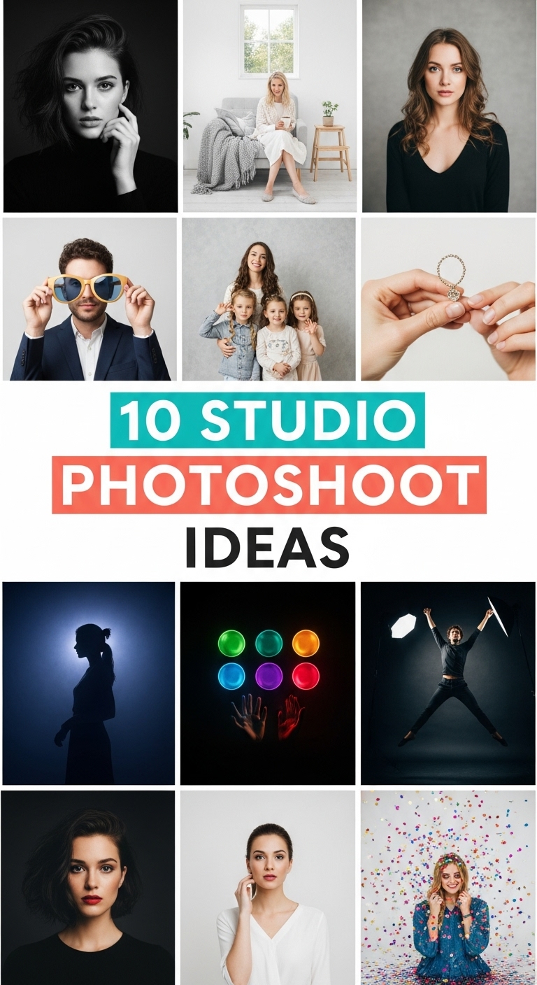10 Studio Photoshoot Ideas