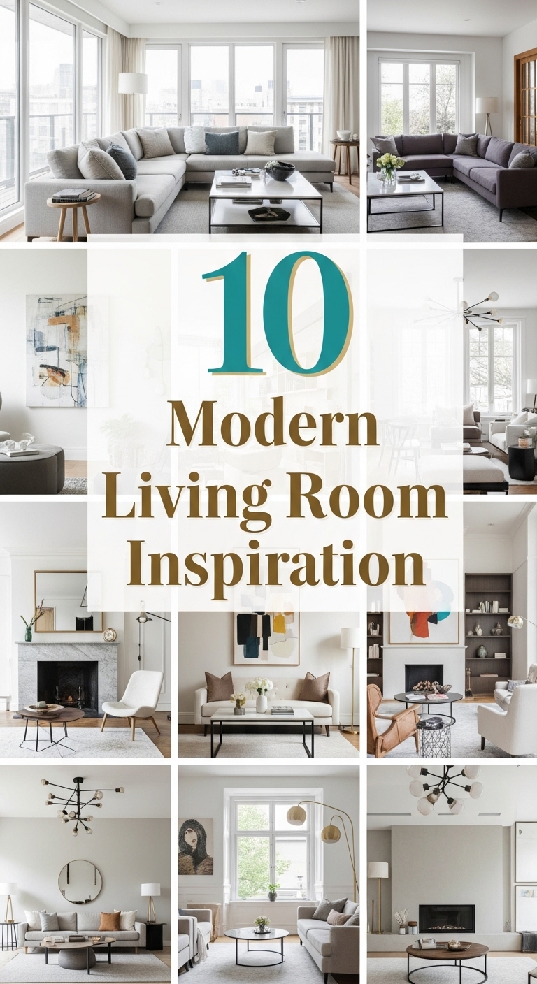 10 Modern Living Room Inspiration