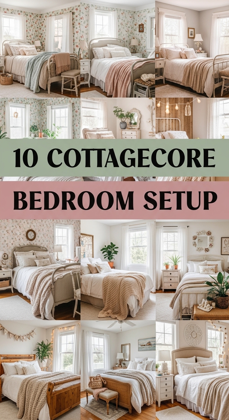 10 Cottagecore Bedroom Setup