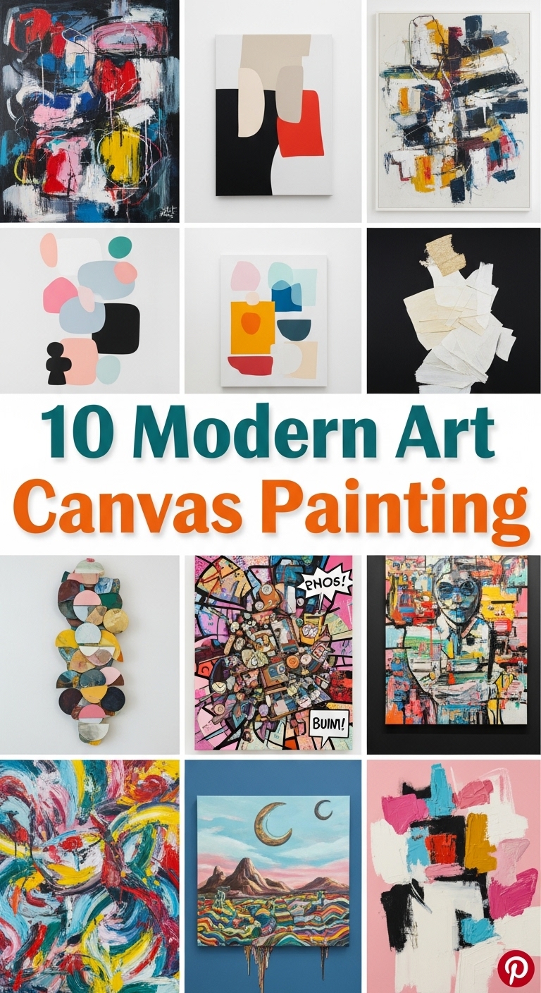 10 Modern Art Canvas Painting