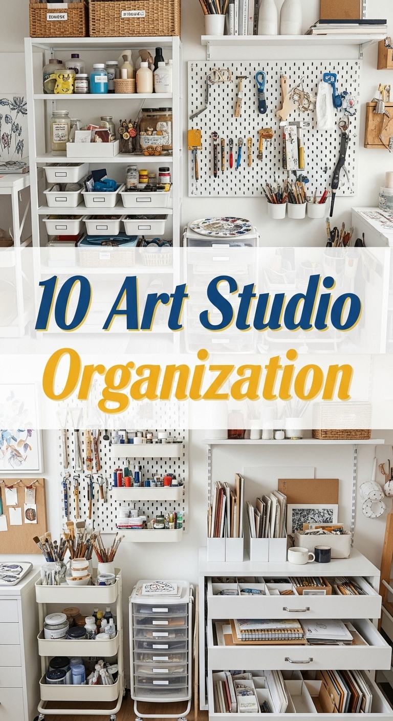 10 Art Studio Organization