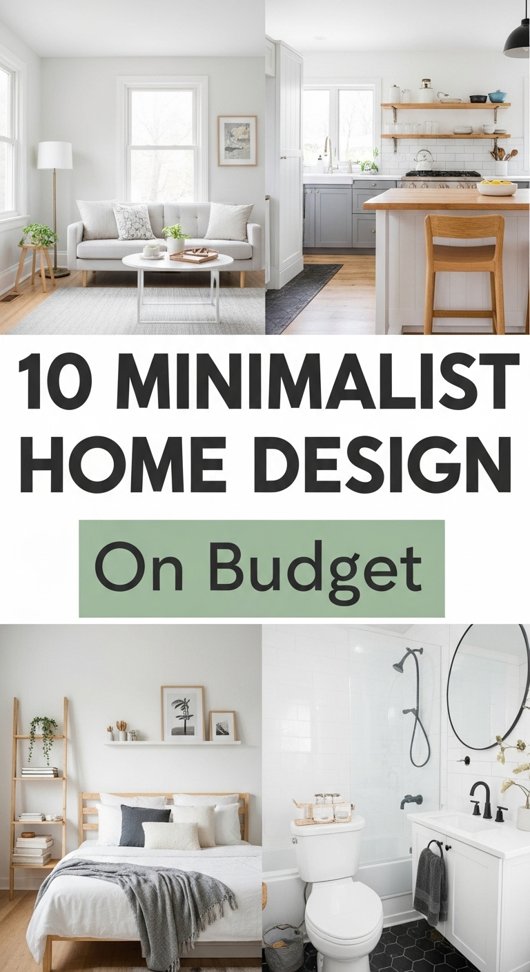 10 Minimalist Home Design On Budget