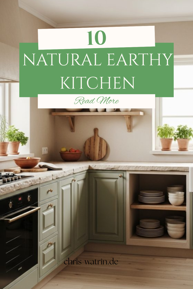 10 Natural Earthy Kitchen