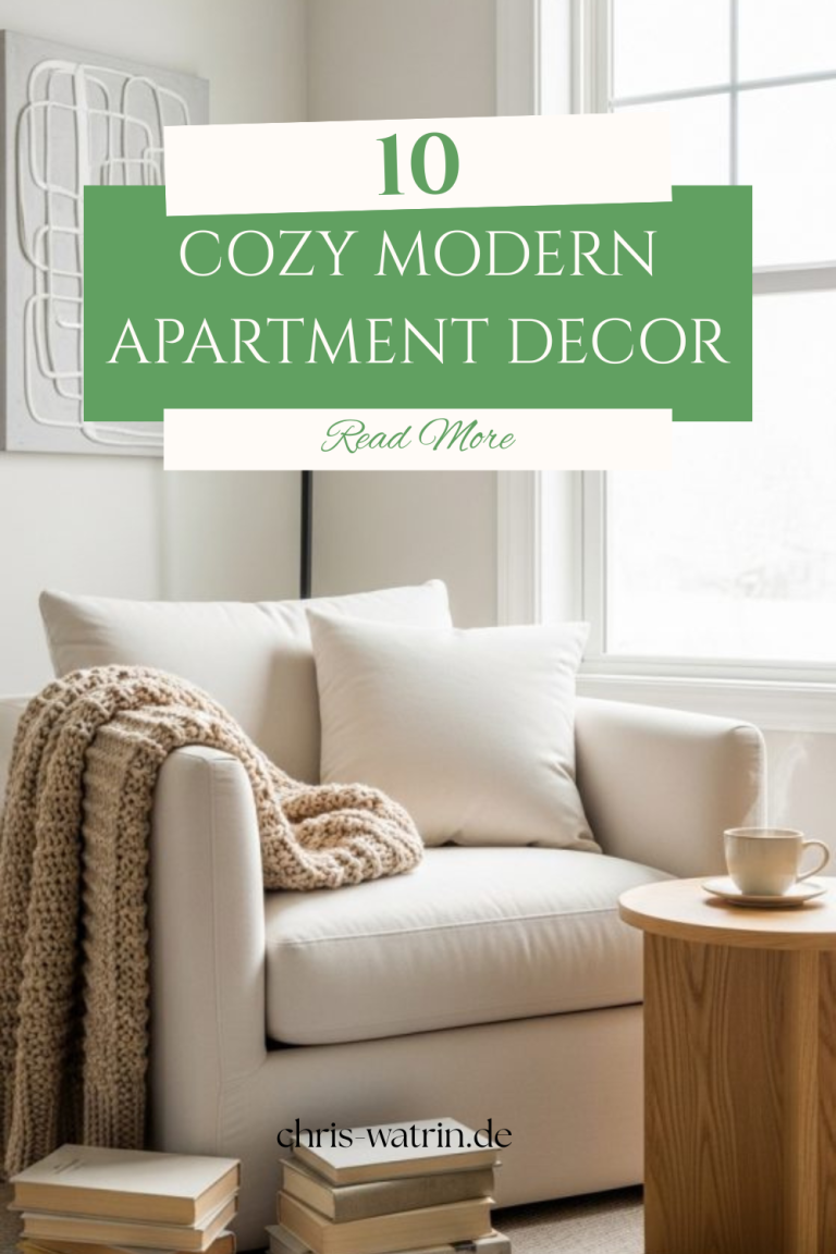 10 Cozy Modern Apartment Decor