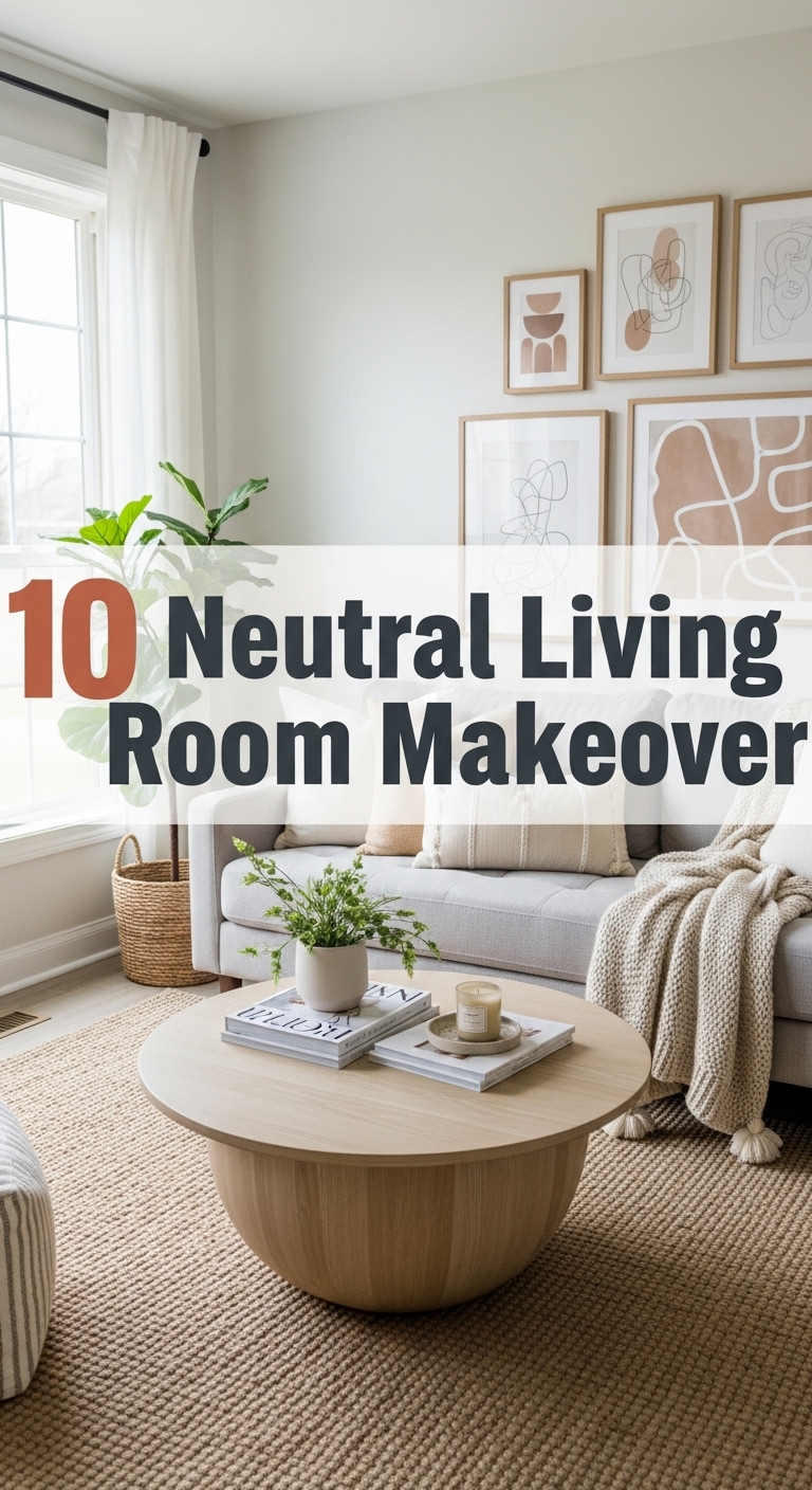 10 Neutral Living Room Makeover