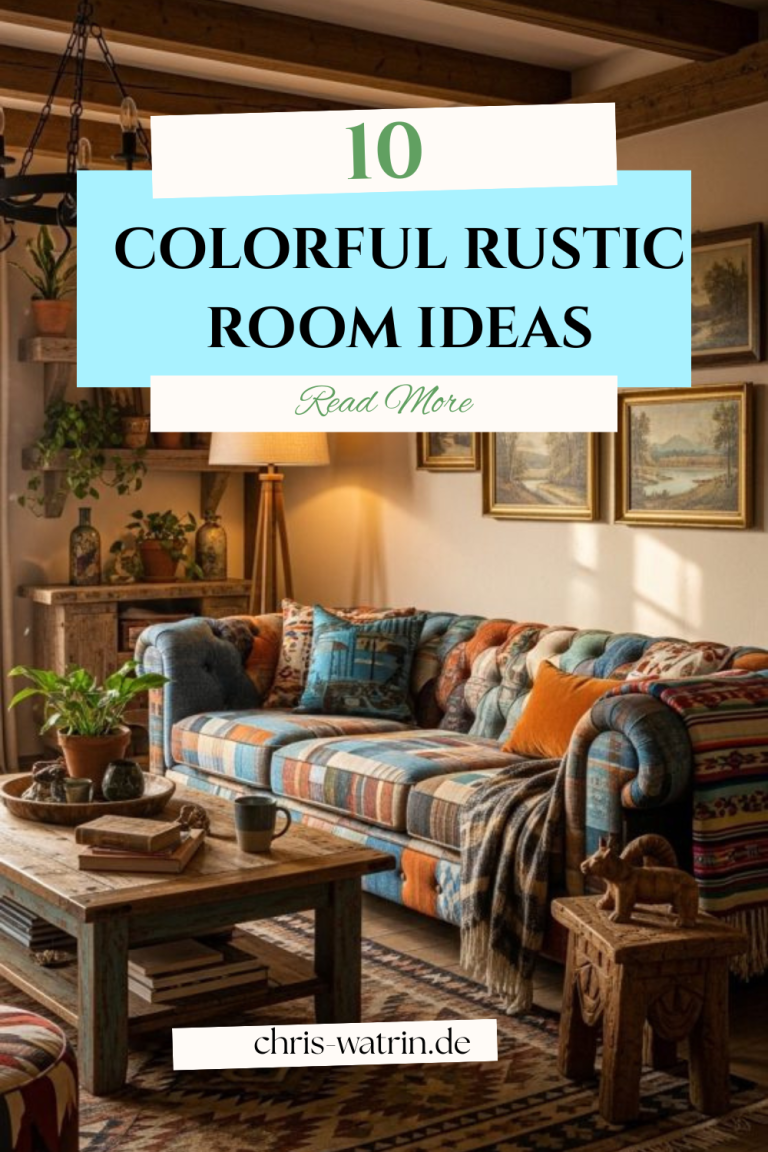 10 Colorful Rustic Room Ideas