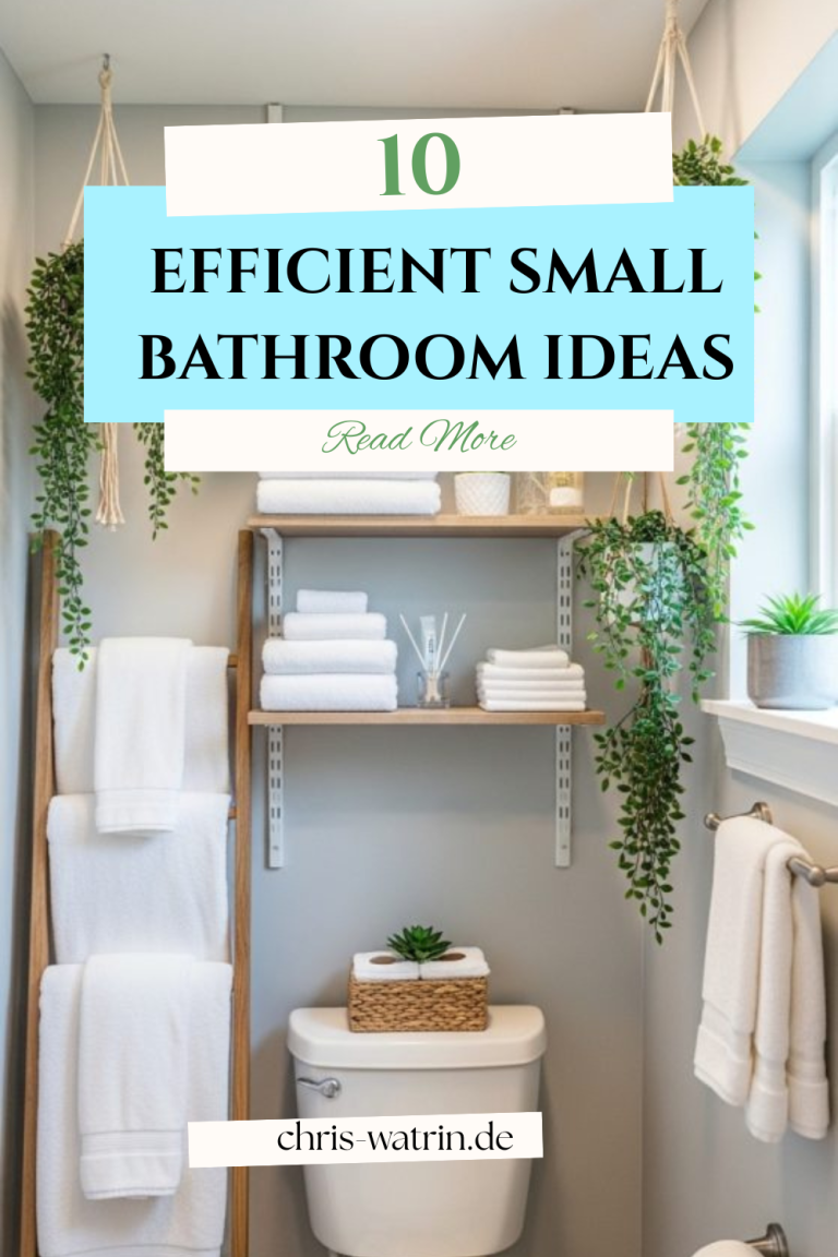 10 Efficient Small Bathroom ideas