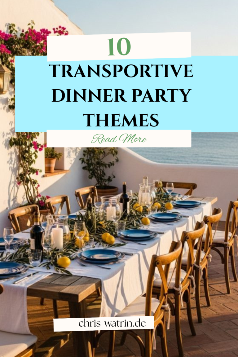 10 Transportive Dinner Party Themes
