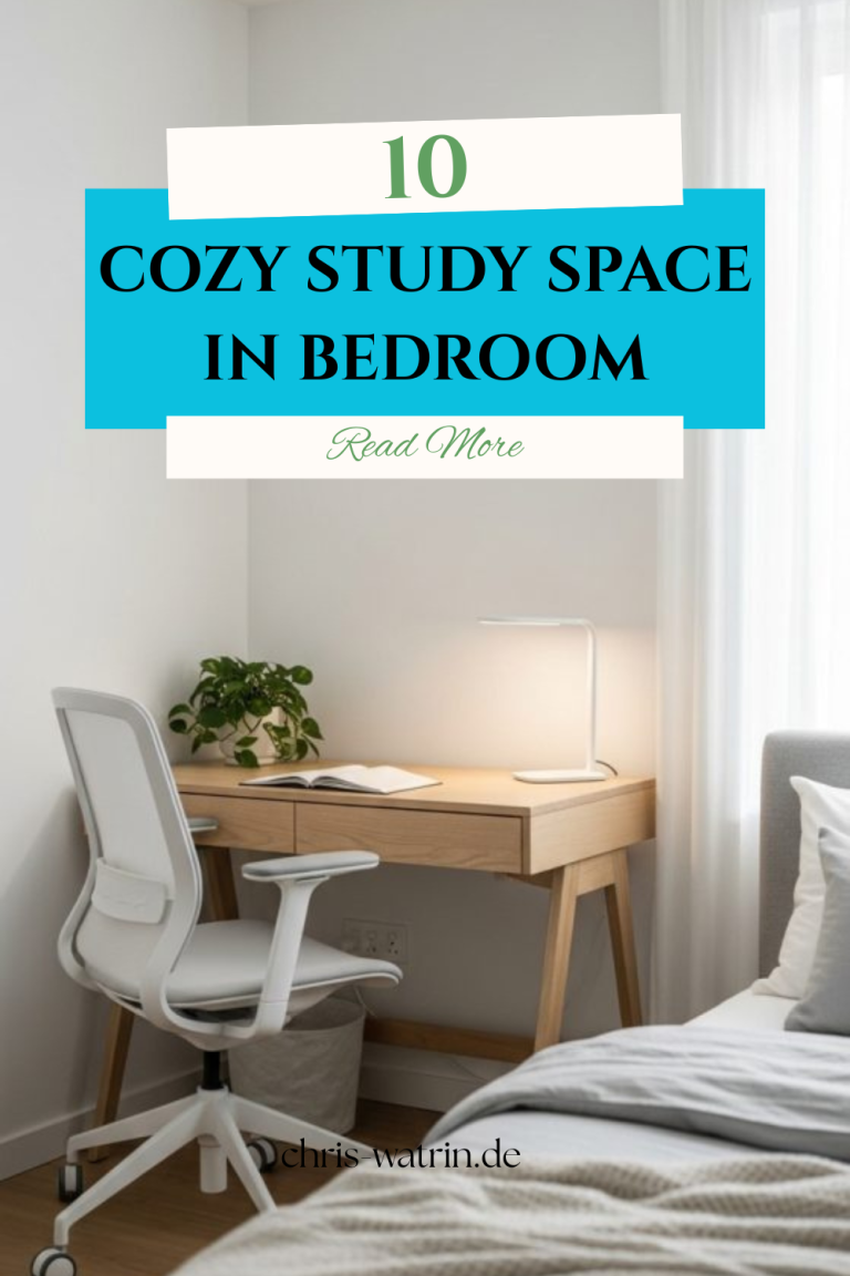 10 Cozy Study Space In Bedroom