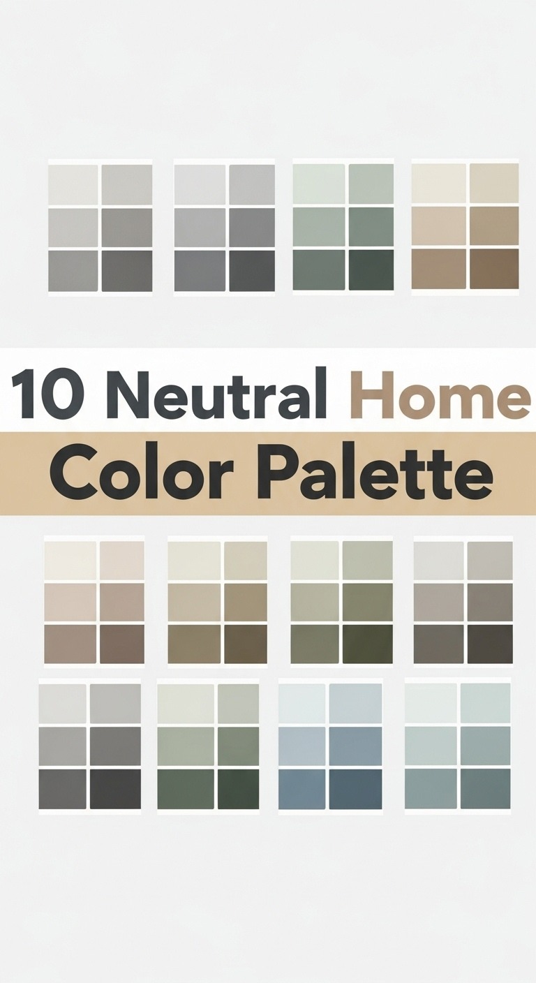 10 Neutral Home Color Palette