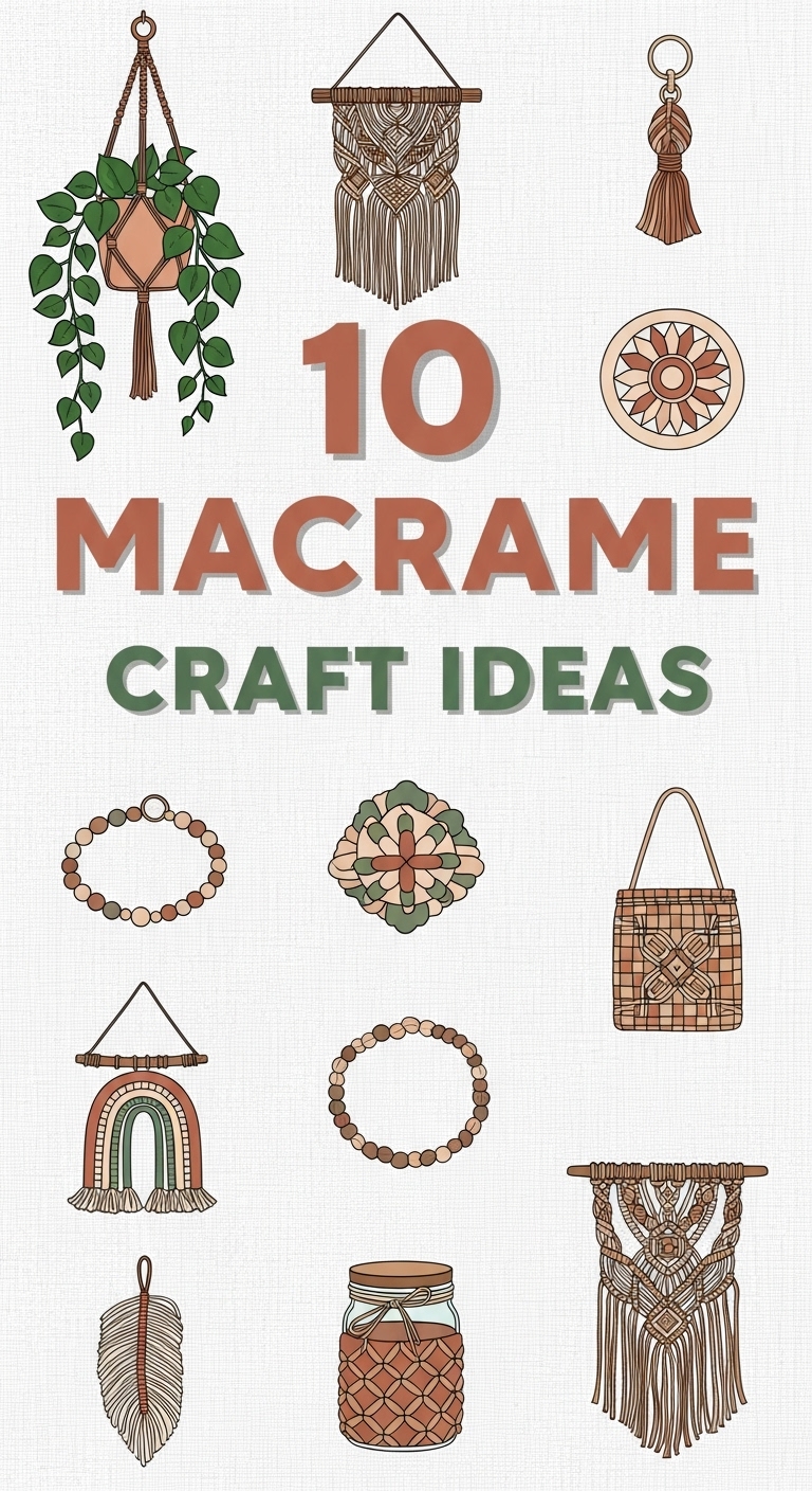 10 Macrame Craft Ideas