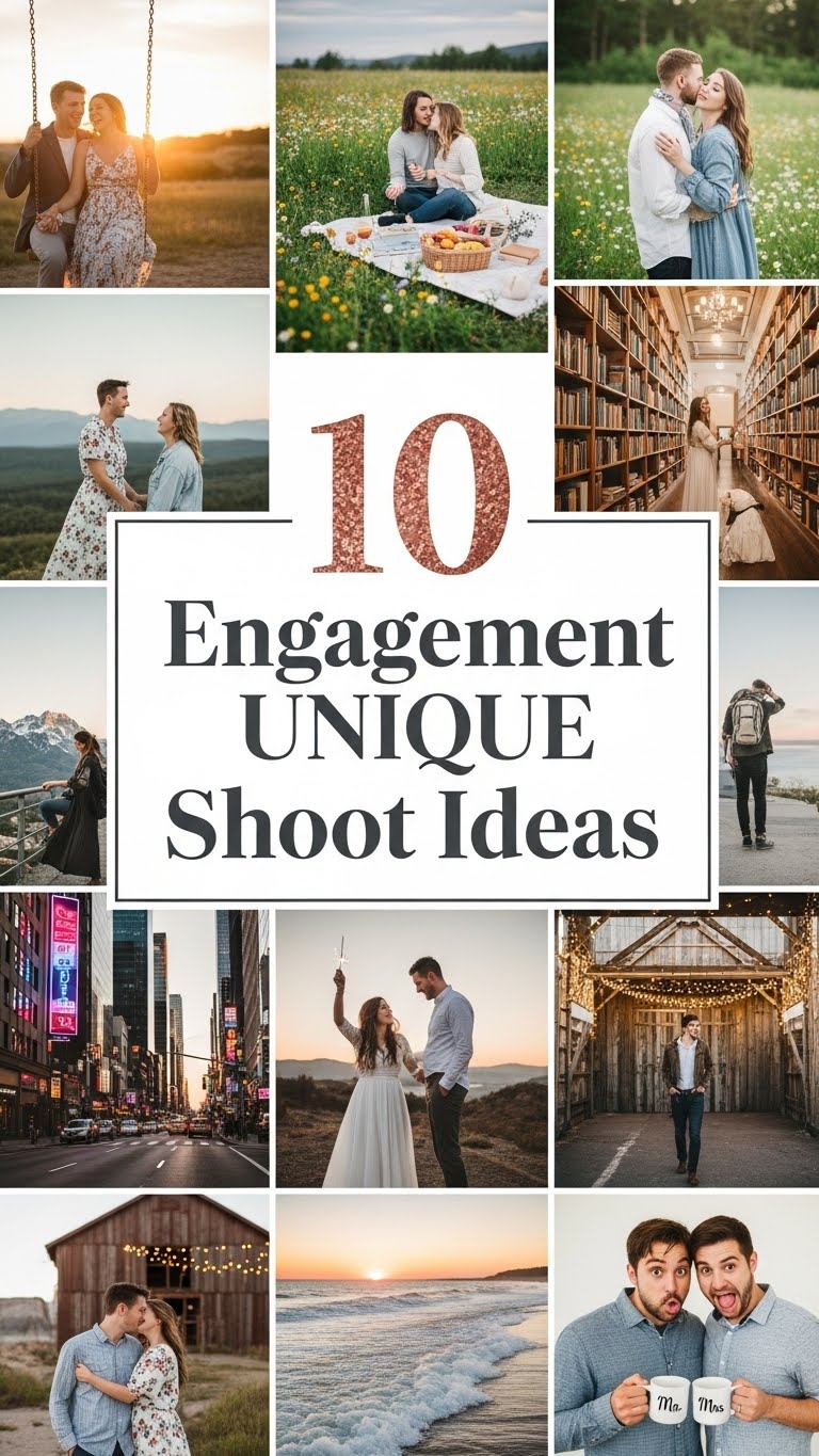 10 Unique Engagement Shoot Ideas