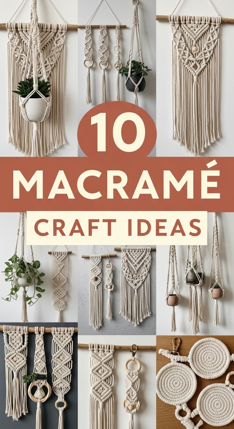 10 Macramé Craft Ideas