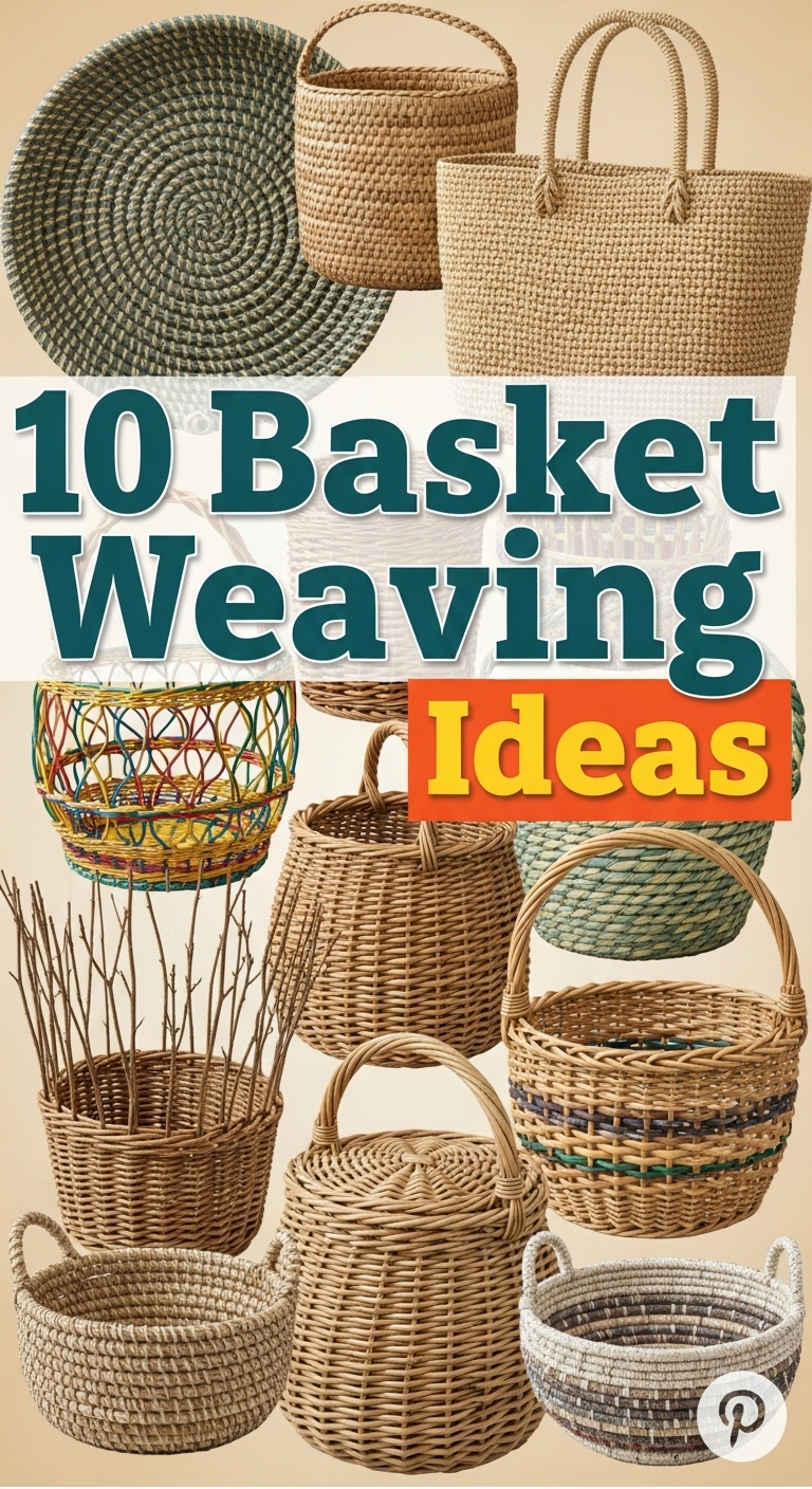 10 Basket Weaving Ideas