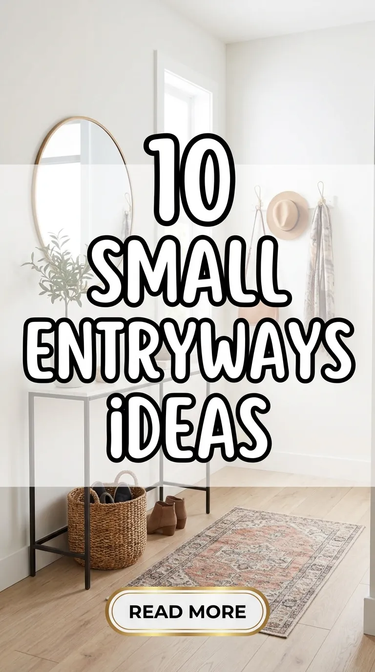 10 SMALL ENTRYWAYS IDEAS