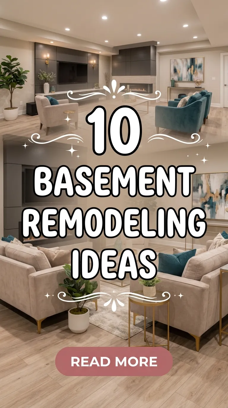 10 Basement Remodeling Ideas