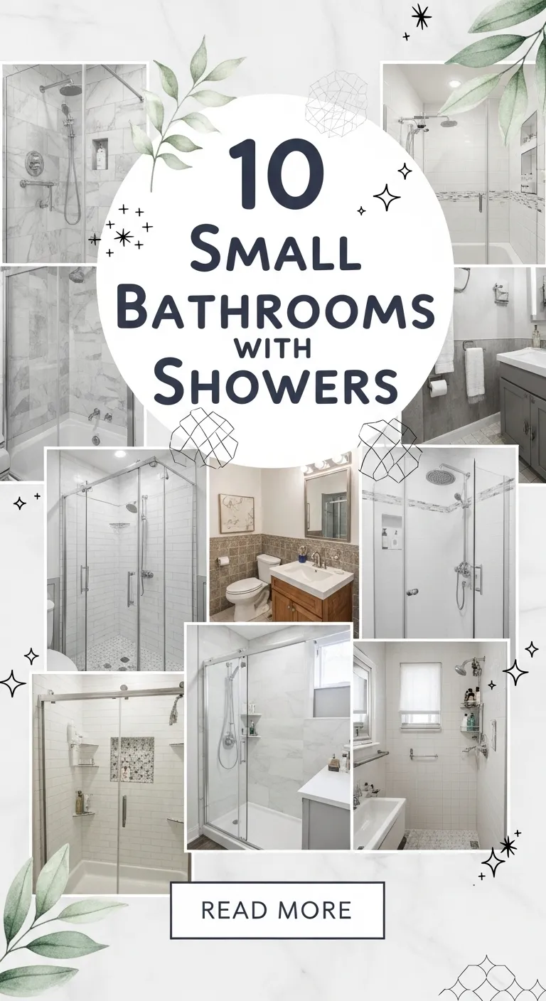 10 Small Bathrooms with Showers