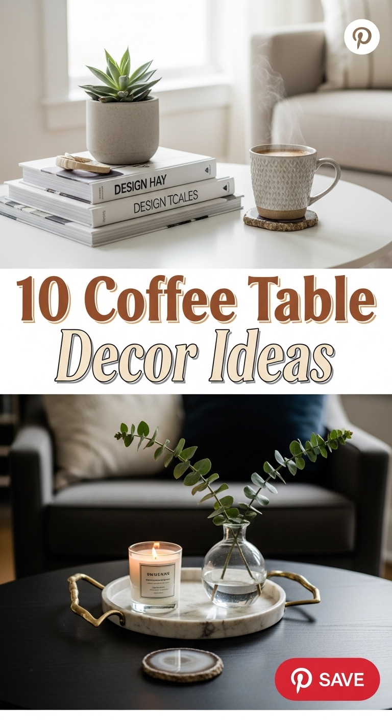 10 Coffee Table Decor Ideas