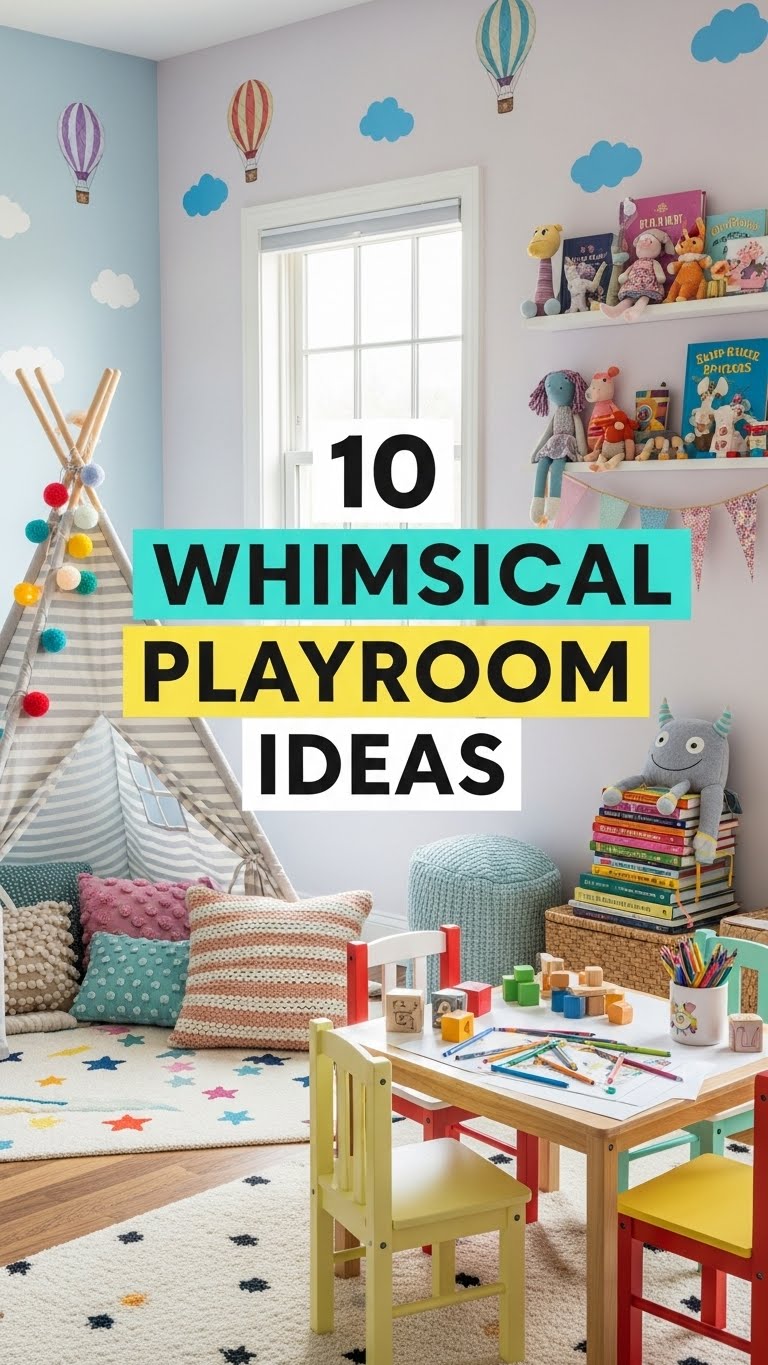 10 Whimsical Playroom Ideas