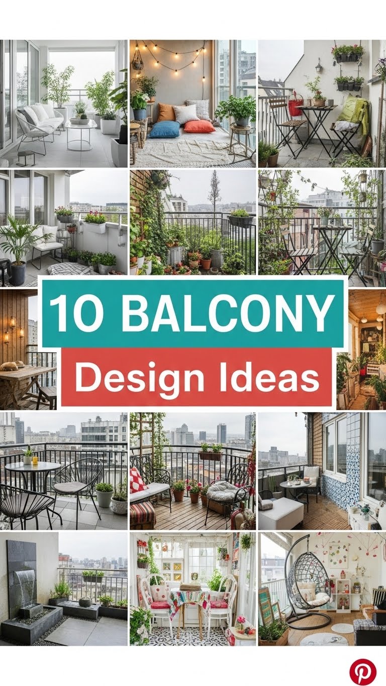 10 Balcony Design Ideas