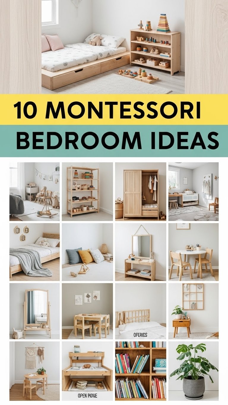 10 Montessori Bedroom Ideas