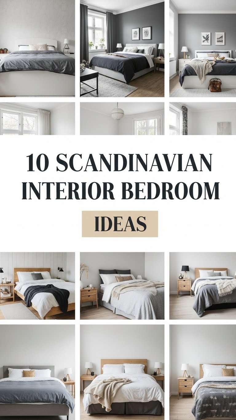 10 Scandinavian Interior Bedroom Ideas
