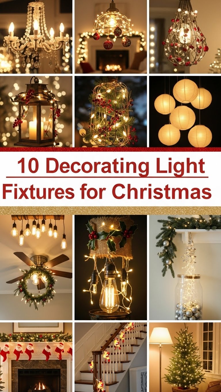 10 Decorating Light Fixtures for Christmas
