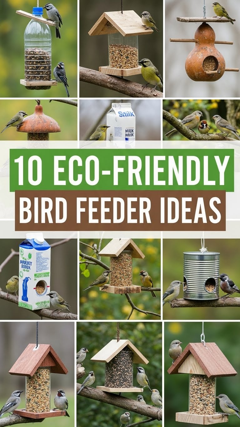 10 Eco-Friendly Bird Feeder Ideas