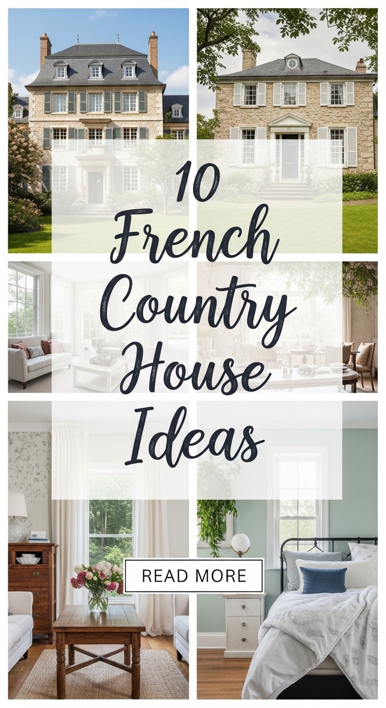 10 French Country House Ideas
