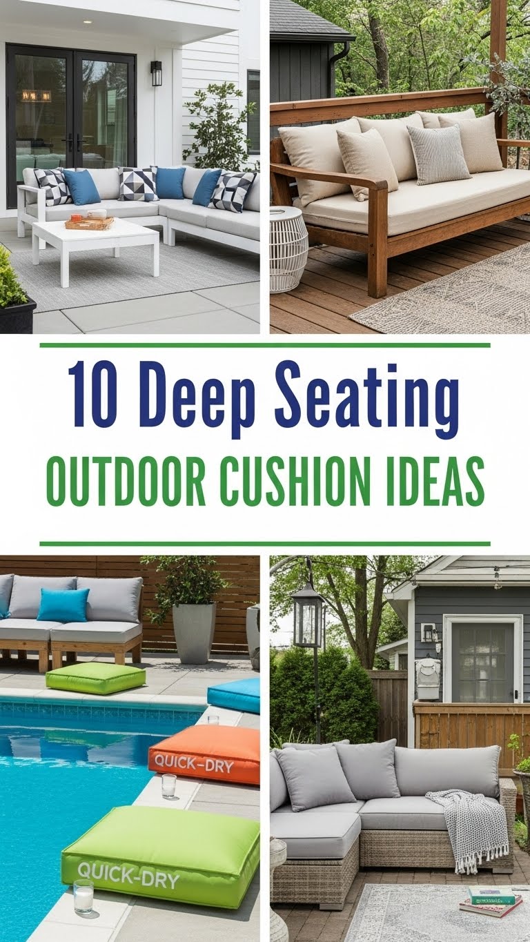 10 Deep Seating Outdoor Cushion Ideas