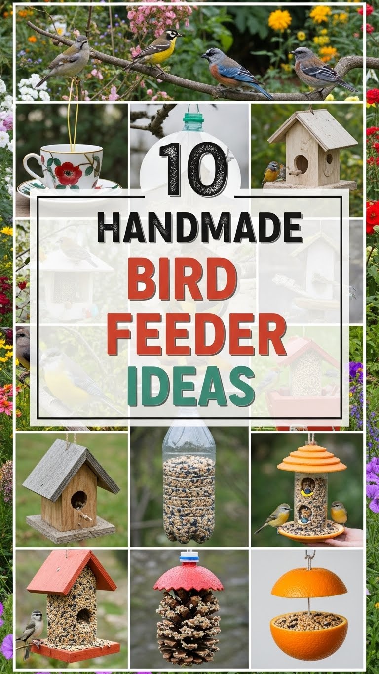 10 Handmade Bird Feeder Ideas