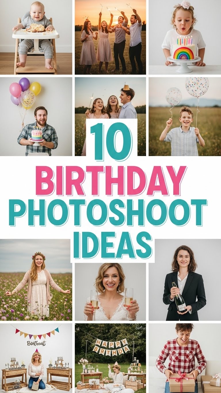 10 Birthday Photoshoot Ideas