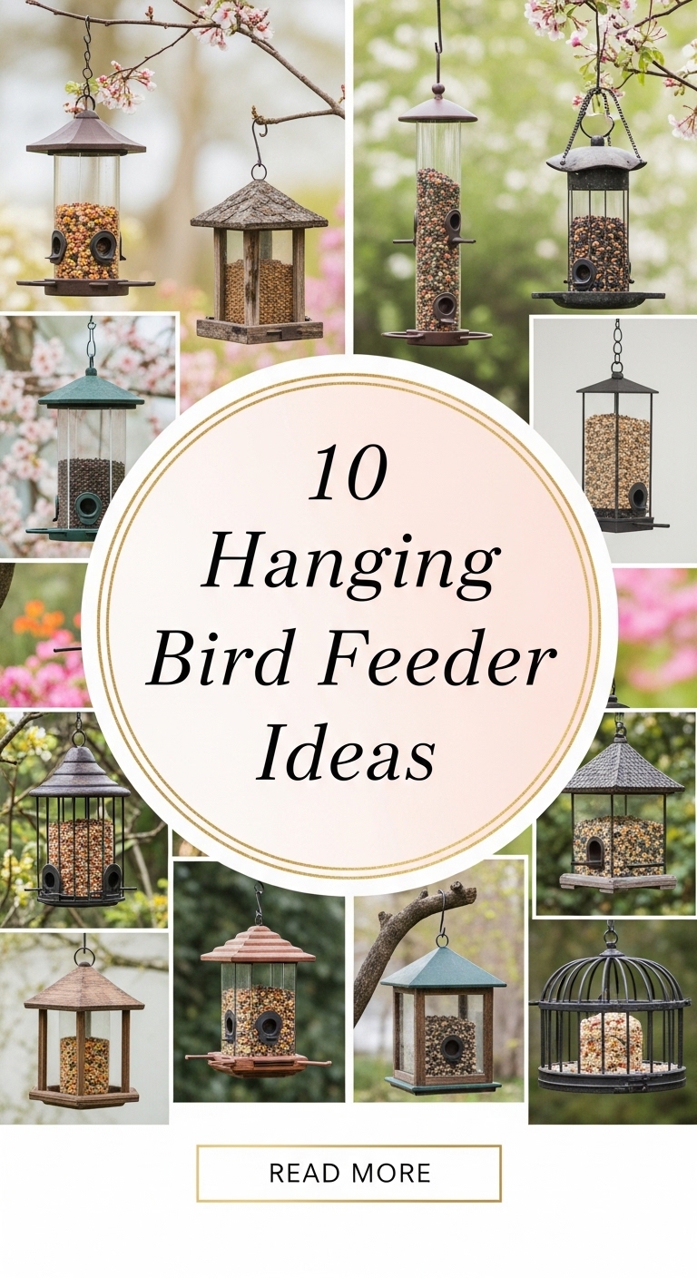 10 Hanging Bird Feeder Ideas