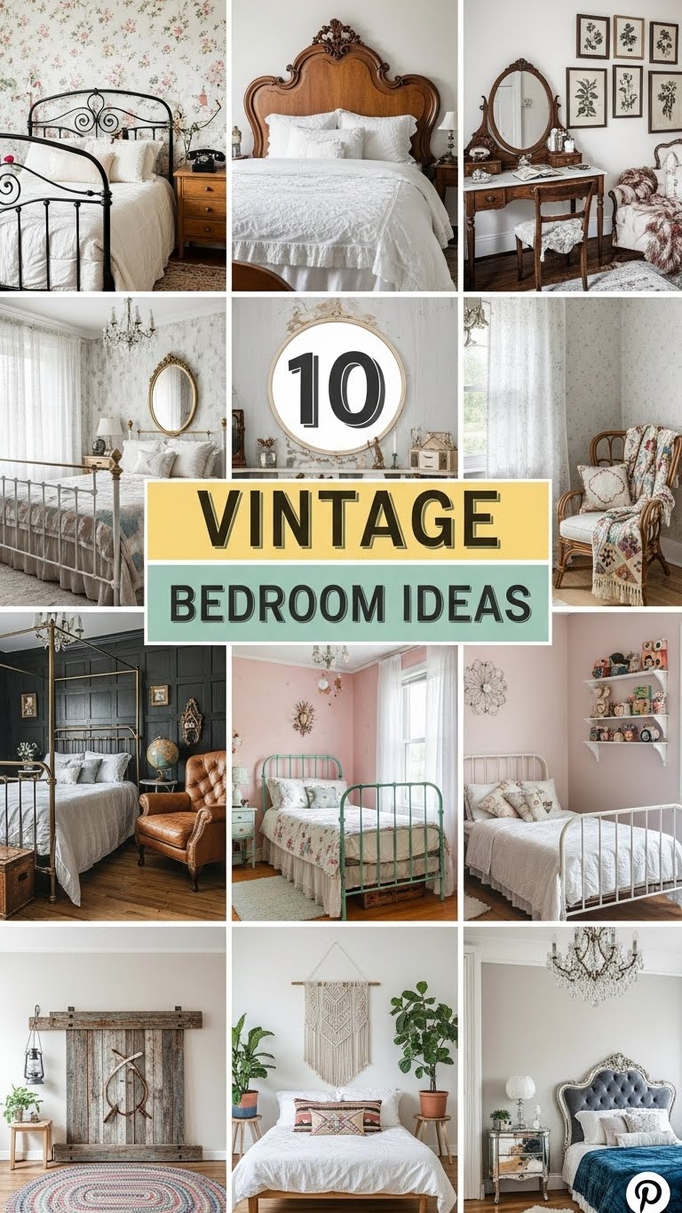 10 Vintage Bedroom Ideas
