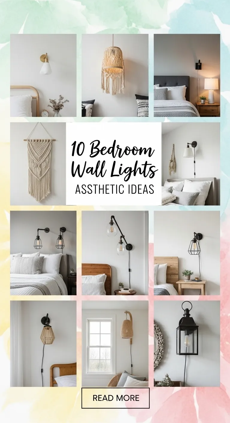 10 Bedroom Wall Lights Aesthetic Ideas