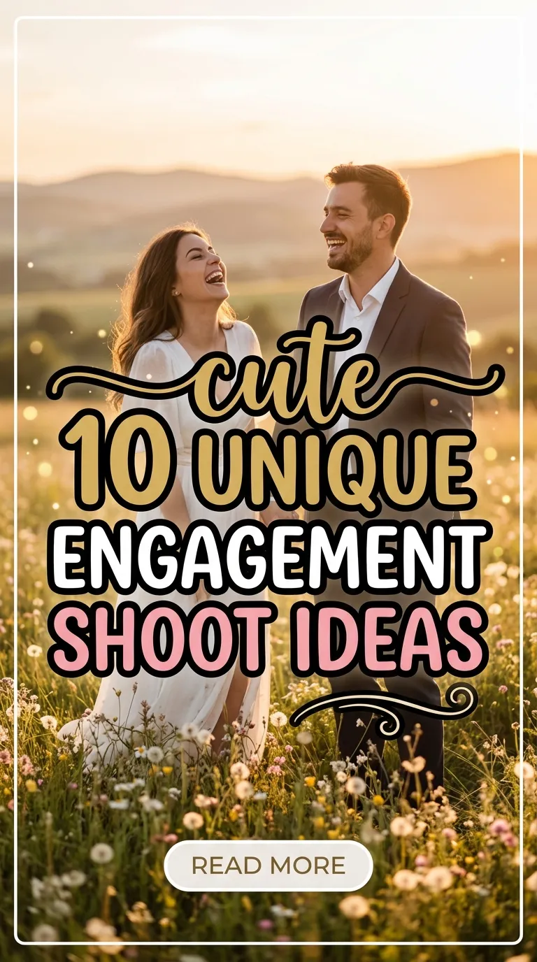 10 Unique Engagement Shoot Ideas