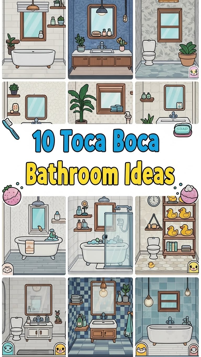10 Toca Boca Bathroom Ideas