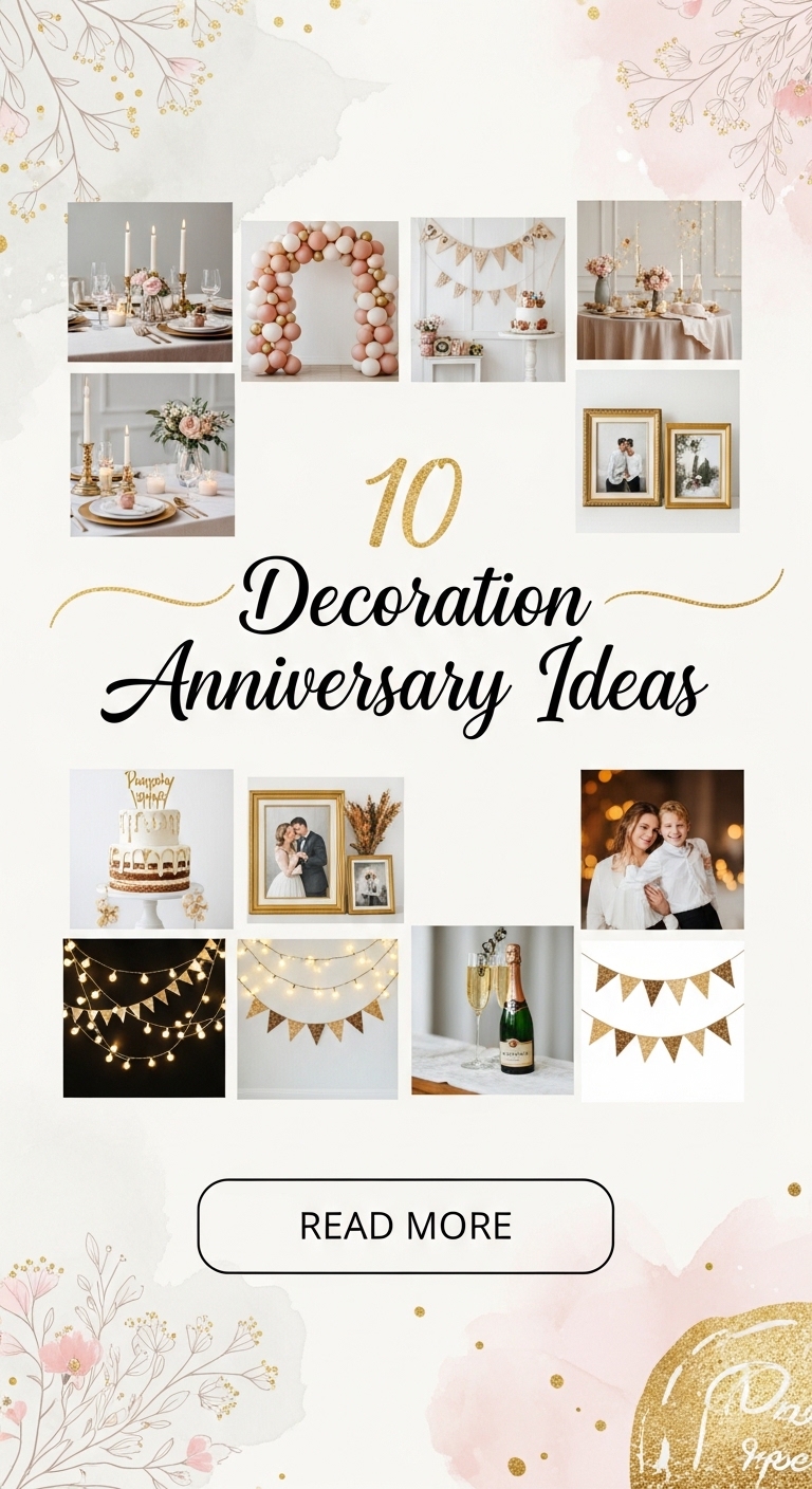10 Decoration Anniversary Ideas